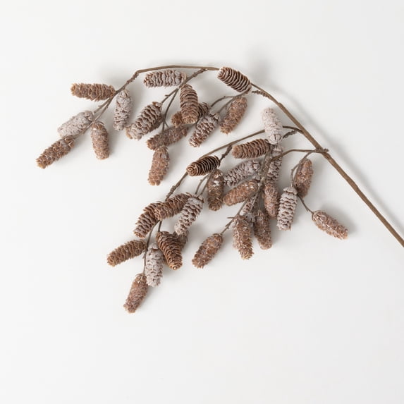 Artificial Hanging Pinecone Stem Multicolor 34.5"H