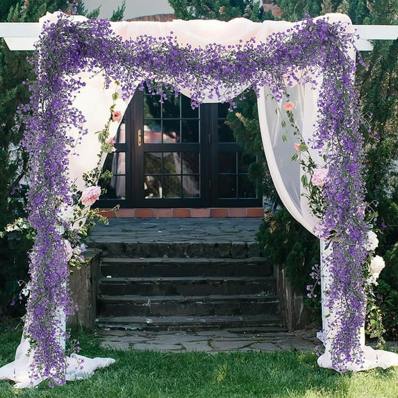 Artificial Hanging Plant Fall Garland Plant Greenery Faux Ferns Leaves Fake Ivy Garland for Home Indoor Outdoor Wedding Table Centerpiece Party Garden Decor