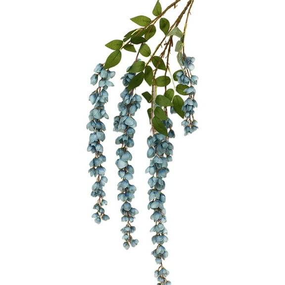 Artificial Hanging Plant Home Decor Garland Silk Wisteria Flowers Nearly Natural