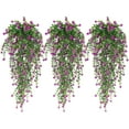 thumbnail image 1 of Artificial Hanging Plants Artificial Fall Flowers Faux Autumn Plants Faux Hanging Plants Artificial Plants UV Resistant Fake for Indoor Outdoors Fake Plants for Home Garden Party Bedroom(Salmon), 1 of 4