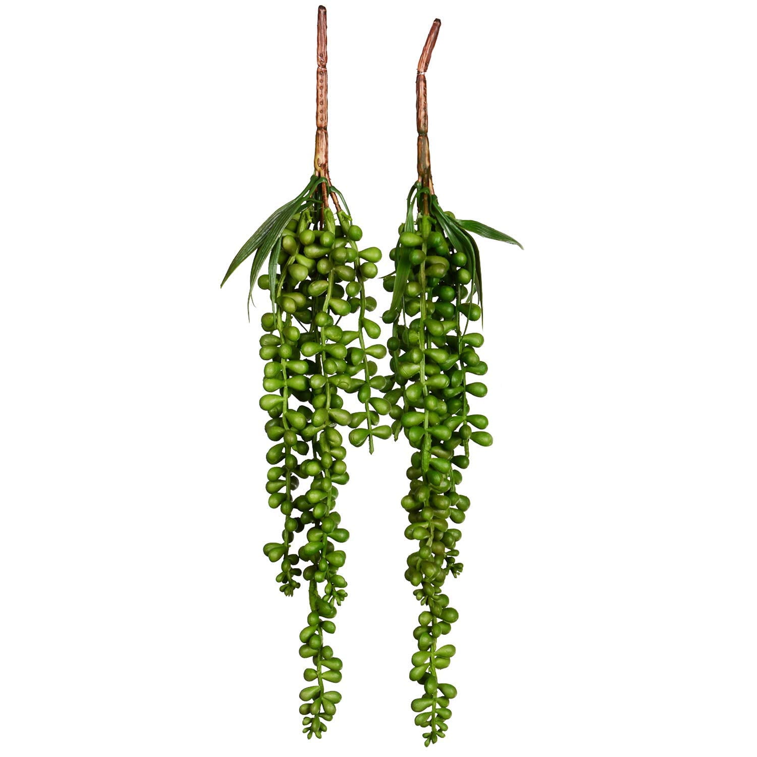 Faux Hanging Succulents, Artificial String of Pearls, Lover's Tears for
