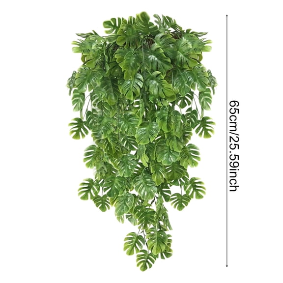 Artificial Hanging Plants & Faux Flowers for Outdoor Planters, Long Trailing Silk Vine Baskets, UV Resistant Artificial Flowers for Outdoors for Porch Patio Front Door Decor