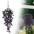 thumbnail image 1 of Artificial Hanging Plants, Hanging Flowers for Decoration, Farmhouse Eucalyptus Pansy Artificial Vines Colorful Petunia Hanging Flowers for Indoor/Outdoor, Wedding Backdrop Decor 1Pcs, 1 of 9