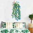thumbnail image 1 of Artificial Hanging Plants Set of 1 | 75cm Long Fake Vines with Leaves | Indoor Outdoor Decor for Walls, Ceiling, Balcony | Plastic Rattan Ferns, 1 of 5