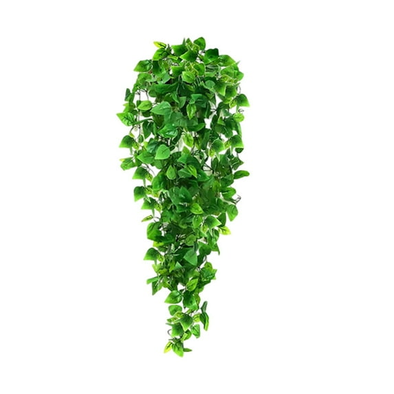 Artificial Hanging Plants Wall Decor – Realistic, Maintenance-Free, Easy to Install for Home, Office, Outdoor Patio Indoor Outdoor Use