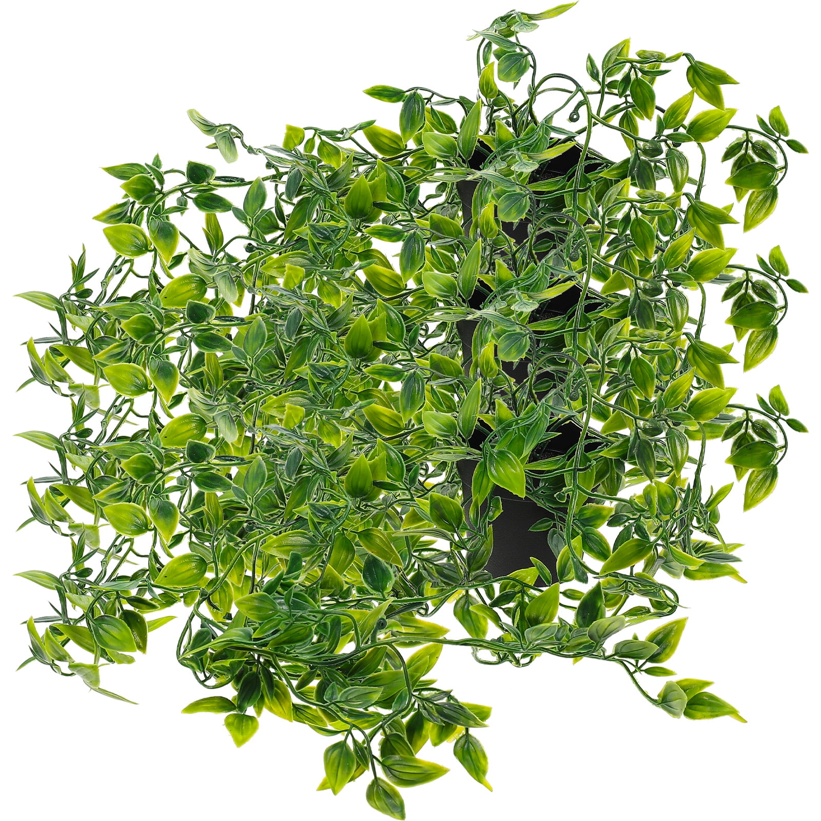 Artificial Hanging Potted Plant Green Wall Planters Faux Greenery