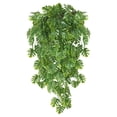 thumbnail image 1 of Artificial Hanging Potted Plants, Cascading Fake Vines for Indoor Outdoor Decor, Wall Shelf Bathroom Greenery, Low Maintenance Home Accent, Green Plant *1, 1 of 4