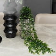 thumbnail image 1 of Artificial Hanging Potted Plants Mandala,Small Faux Indoor Outdoor Greenery for Living Room Shelf Aesthetic Decor,C,1PC, 1 of 5