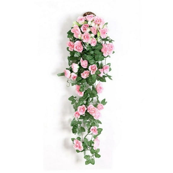 Artificial Hanging Rose Flower Fake Hanging Flower for Home Room Garden Wedding Decoration Birthday Party Decor Supplies