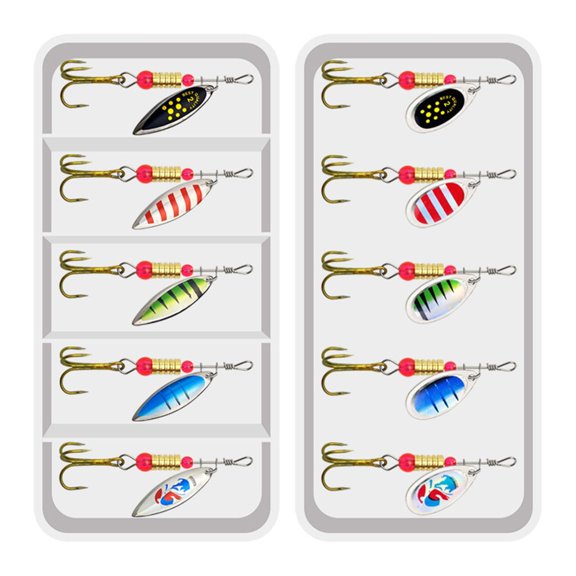Artificial Hard Baits Sequins Tackle Crankbait Vibration Spinners Sinking Baits Enhances Fish Attracting Performances