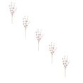 thumbnail image 1 of Artificial Heart Shaped Berry Picks for Valentine’s Day Gifts, Valentines Day Decorations, Red Pink Berries Artificial Flower Stems for Wedding Anniversary Party Decor, 5Pcs, 1 of 7