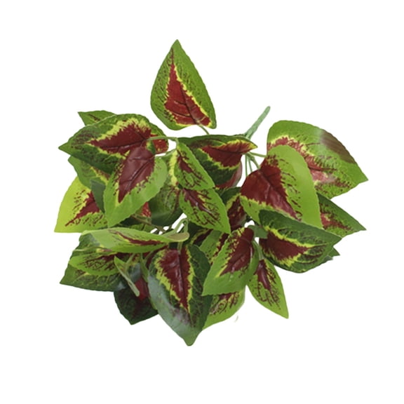 Artificial Heartleaf Philodendron Bush Faux Green Leaves Plant For Outdoor Wall Landscaping Decor(Type C-33cm)