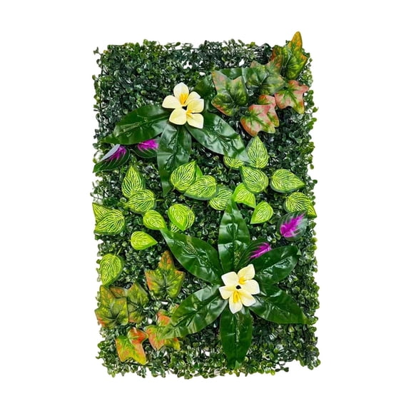 Artificial Hedge Fence, Expandable Faux Leaf Privacy Screen, Decorative Wall Panel for Balcony Patio Garden