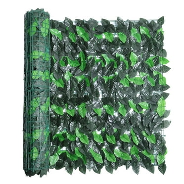 Artificial Hedge Ivy Leaf Garden Fence Roll Privacy Screen Balcony Wall Cover