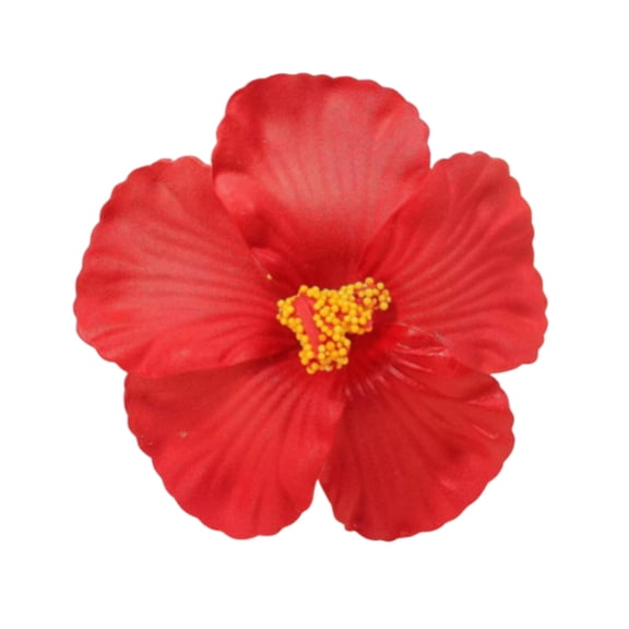 Artificial Hibiscus Flower Hair Clip Strong Secure For Weddings Parties And Beach Vacation Women Hair Decoration