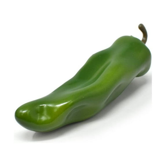 Artificial Hot Pepper Bowl Filler, Green, 5-Inch