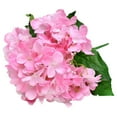 thumbnail image 1 of Artificial Hydrangea Bouquet Flower Lifelike Simulation Hydrangea for Home Living Room Table Decor Wedding Bridal Bouquet Decoration, AB, 1 of 7