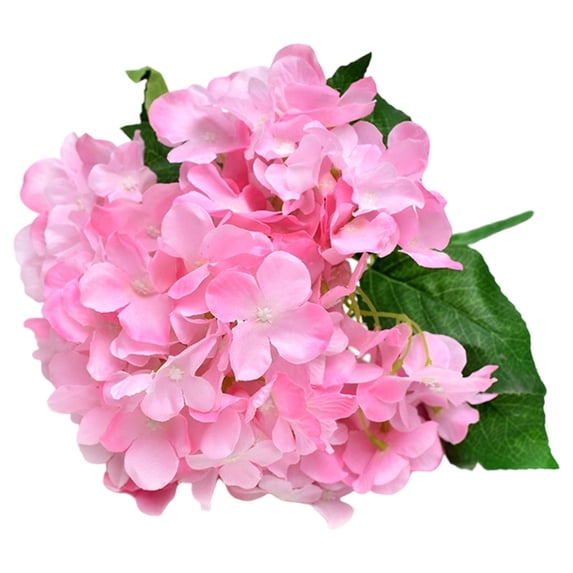 Artificial Hydrangea Bouquet Flower Lifelike Simulation Hydrangea for Home Living Room Table Decor Wedding Bridal Bouquet Decoration, AB