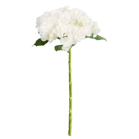 Artificial Hydrangea Bouquet, Wedding Floral Centerpiece, Home Party Flowers, Real Touch Latex Flowers, Long Stem Artificial Hydrangea, Faux Flowers for Wedding, Office Floral Decor