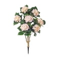 thumbnail image 1 of Artificial Hydrangea Bush with Ground Stake - 35.4Inch Faux Flower Plant in Light Pink for Outdoor Patio Garden Yard Lawn Decor - Fake Floral Arrangement for Home Porch Balcony Landscaping, 1 of 7