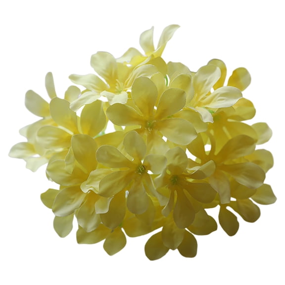 Artificial Hydrangea Flower Heads for Wedding Decoration, 6 Corners Silk Flowers for Art Sets Engineering Props, Realistic False Flowers for Event Stage Decor 5X5 , 27-Pronged, 6-Pronged Hydrangea *1