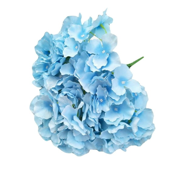 Artificial Hydrangea Bouquet 5 Heads Handmade for Home Wedding Decor Lifelike