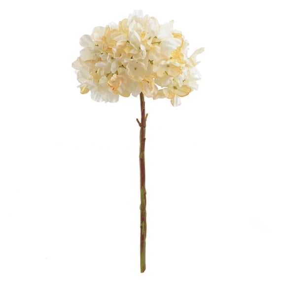 Artificial Hydrangea Flower, Silk Hydrangea Bush for Home Decor, Faux Flowers for Wedding Centerpiece Arrangement, Modern Farmhouse Boho Artificial Plant 13.8in