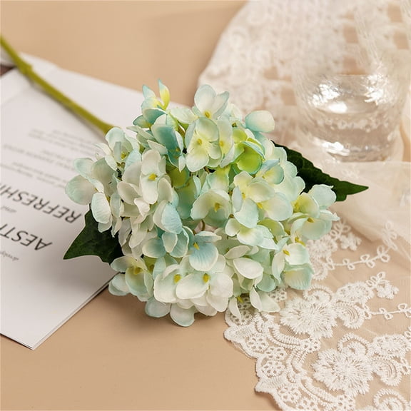 Artificial Hydrangea Flower Spray, Realistic Faux Bloom, No-Watering Fake Flower, Wedding Hand Bouquet, Home Decor Accent, Flower Wall Element, Versatile Arrangement