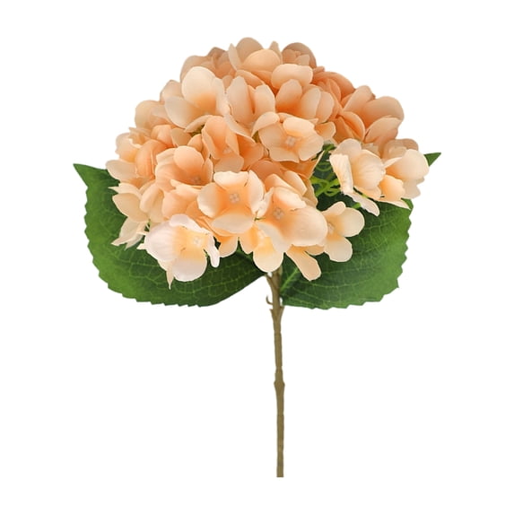 Artificial Hydrangea Flowers Bouquets, Realistic Faux Silk Hydrangea Stems, Multi‑Color Fake Flower for Wedding Home Table Vase Hanging Basket Decor,18.11 in,1pc.