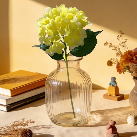 Artificial Hydrangea Flowers for Decoration, Silk Flowers Arrangements ...