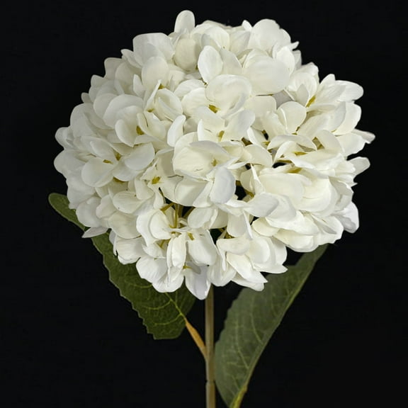 Artificial Flowers Bouquet,Hydrangeas Artificial Flowers Bouquet Decoration Bridal Wedding Flower Real Latex Home