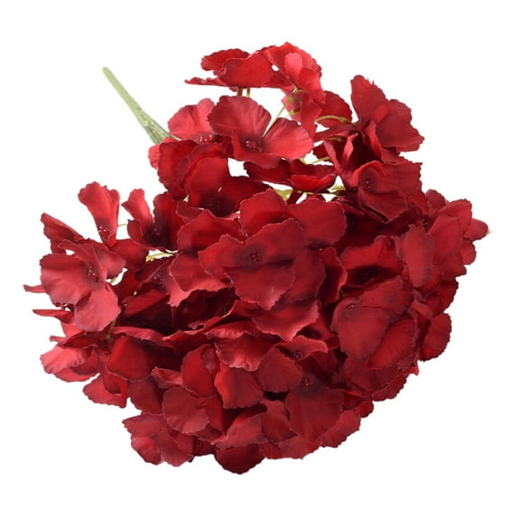 Artificial Hydrangea Flowers, Ongmies Artificial Hydrangea Flowers Heads Hydrangea Flowers for Wedding Centerpieces Bouquets Diy Floral Decor Home Decoration with Stems, 1 Artificial Hydrangea