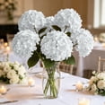 thumbnail image 1 of Artificial Hydrangea Flowers Real Touch Faux Hydrangea Blooms For Home Decor Wedding Arch Bouquet Bridal Handheld Party Floral Supply, 1 of 6