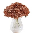 thumbnail image 1 of Artificial Hydrangea Flowers Tiffany Heads 10 Fake Hydrangea Silk Flowers for Wedding Centerpieces Bouquets DIY Floral Decor Home Decoration with Stems., 1 of 6