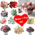thumbnail image 1 of Artificial Hydrangea, Peony and Berry Floral Combination, Five Stem Faux Flower Arrangement for Wedding and Home Decor, Elegant Table Centerpiece, Sophisticated Gift Idea, 1 of 9