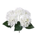 thumbnail image 1 of Artificial Hydrangea Silk Flowers with 5 Large Heads, Faux Floral Arrangement for Home Office Decor, Wedding Centerpiece, Realistic Petals and Long Stems, 1 of 4