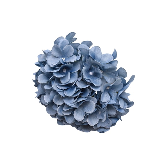 Artificial Hydrangea Single Stem, 135 Petals With Natural-Looking Leaves, Lightweight Sturdy Resistant To Fading, Ideal For Indoor Wedding Bridal Bouquet Diy