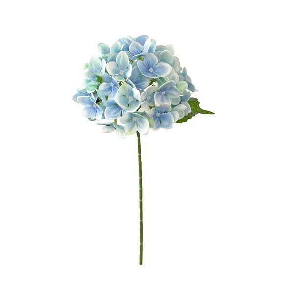 Artificial Hydrangea Stems With 54 Petals, 17.7" Realistic Silk Flowers For Valentine'S Day Wedding Home Decor, Large Single Head Faux Florals For Diy Bouquets & Vase Arrangement, Oil Painting Style