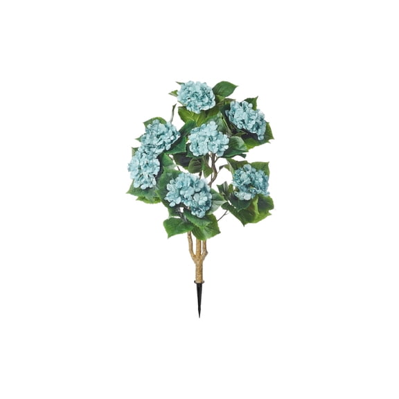 Artificial Hydrangea Trees with Spikes Faux Hydrangea Flower UV Resistant Spring Summer Floral Blooming Bush for Indoor Outdoor Wedding Front Door Garden Backyard,3ft