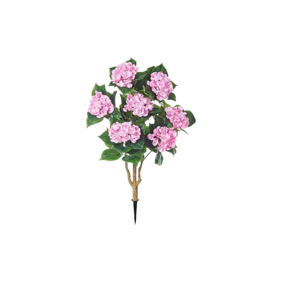Artificial Hydrangea Trees with Spikes Faux Hydrangea Flower UV Resistant Spring Summer Floral Blooming Bush for Indoor Outdoor Wedding Front Door Garden Backyard,3ft