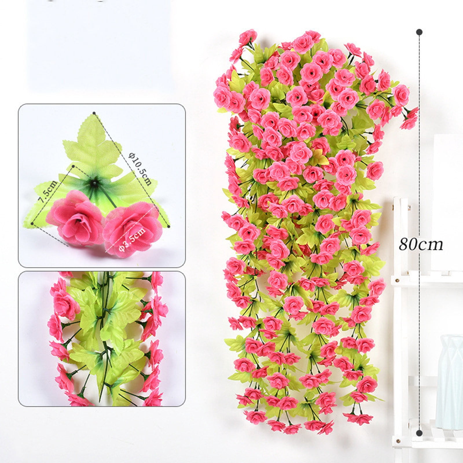 Artificial Impatiens Azalea Flowers | Lifelike Plastic Floral ...