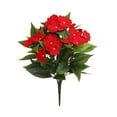 thumbnail image 1 of Artificial Impatiens Flowers, UV Resistant Silk Impatiens Bushes Greenery for Outdoors Patio Lawn Garden Pot Hanging Basket Porch Balcony Decoration, 1 of 4