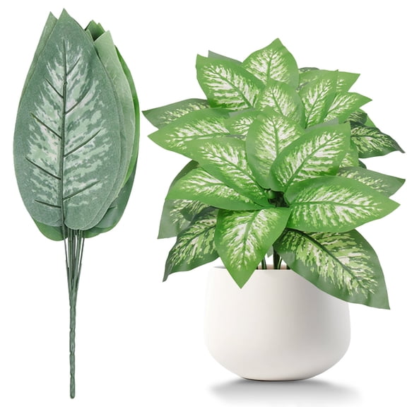 Artificial Indoor Greenery Leafy Greenery Flexible Design & Easy to Shape For Restaurant Cafe Decoration