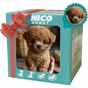 Artificial Intelligence Robot Dog that Behaves Like a Real Dog - 2025 New My Realistic Robot Puppy, Electronic Interactive Plush Puppy, Robot Dog - Mechanical Dog, Walks, Barks, Wags Tail (E Type) Po