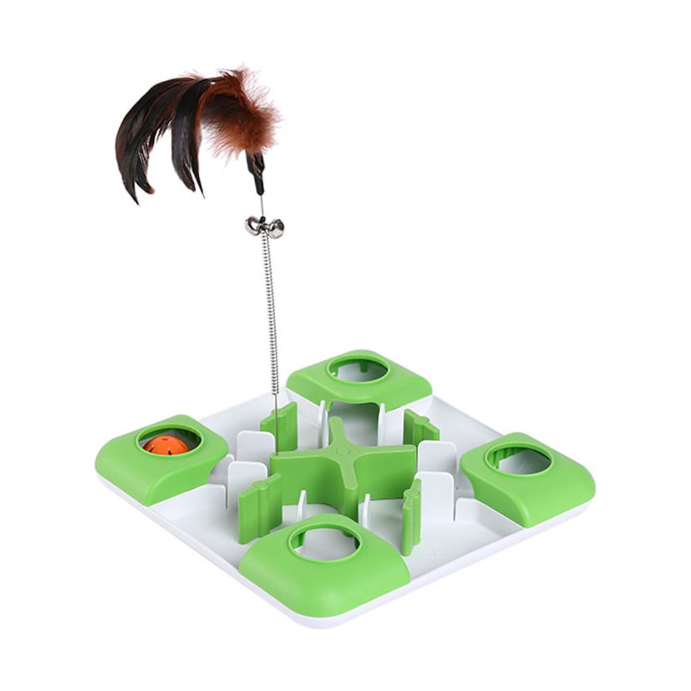 Artificial Interactive Cat Toys Mental Stimulation Foraging Household Feeder