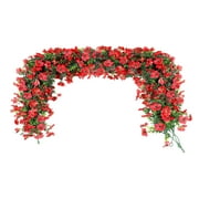 Artificial Ivy Garland 2 Pack 70 Inch - Spring Daisy Floral Vine for Wall Decor, Wedding Backdrop, Garden, Mantel & Home Decorations - Silk Hanging Flower Garland