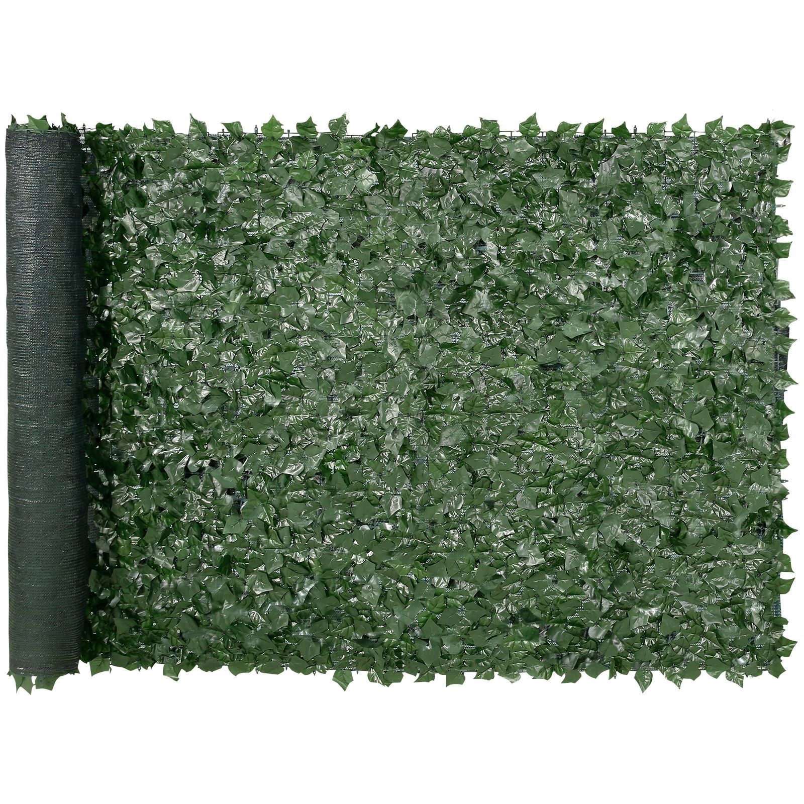 Artificial Ivy Privacy Fence, 59" x 118", Fade-Resistant Silk Leaves, UV-Resistant PE Mesh Backing, 100% Blockage, for Garden, Patio, Balcony & Indoor Walls