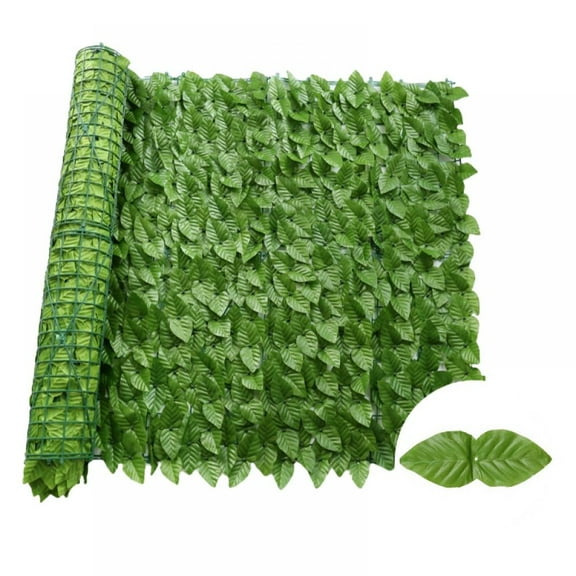 Artificial Ivy Privacy Fence Screen, 19.68"*19.68" Artificial Hedges Fence and Faux Ivy Vine Leaf Decoration for Outdoor Decor, Garden