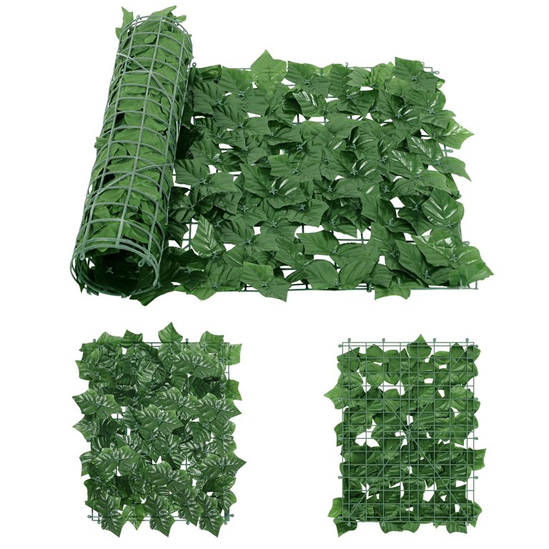 Artificial Ivy Privacy Fence Screen, 47.2 x 157.5 in (51 sq ft