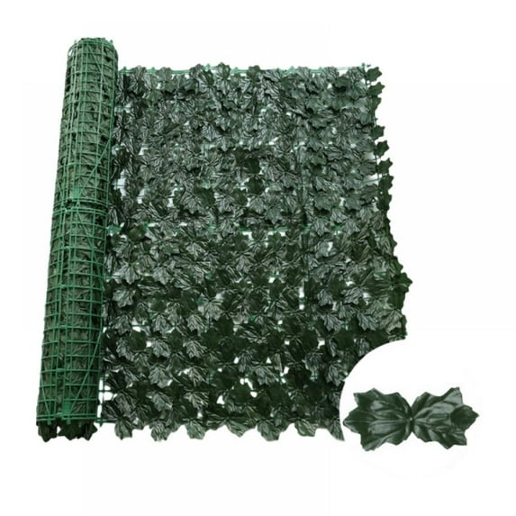 Artificial Ivy Privacy Fence Screen, Artificial Hedges Fence and Faux Ivy Vine Leaf Decoration for Outdoor Garden Decor